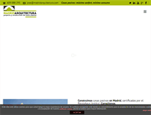 Tablet Screenshot of madridarquitectura.com